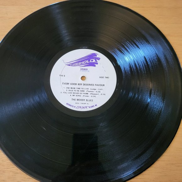 THE MOODY BLUES Every Good Boy Deserves Favour LP 1971 Threshold THS 5 Rock LP5 - Picture 8 of 12